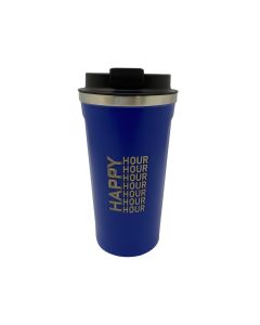 COPO TÉRMICO 500ml AZUL - HAPPY HOUR