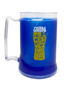 CANECA GEL AZUL 400ML - MAIS CERVEJA