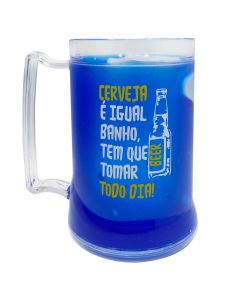 CANECA GEL AZUL 400ML - TODO DIA
