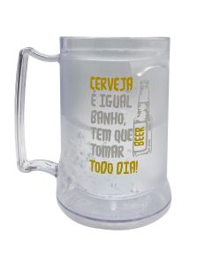 CANECA GEL PEÇA INCOLOR 400ML - TODO DIA