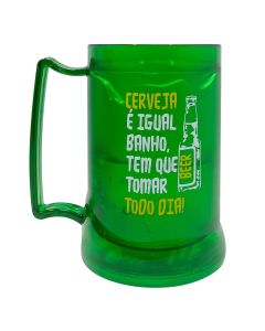 CANECA GEL PEÇA VERDE 400ML - TODO DIA