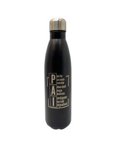GARRAFA 750ML INOX PRETA - PAI