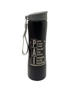 SQUEEZE 600ML COM ALÇA PRETO - PAI
