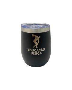 COPO INOX 320ML COM TAMPA - ED. FÍSICA