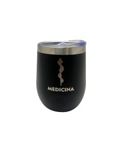 COPO INOX 320ML COM TAMPA - MEDICINA