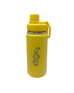 GARRAFA TÉRMICA INOX 550ML AMARELA - Brasil