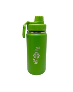 GARRAFA TÉRMICA INOX 550ML VERDE - Brasil