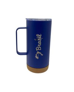 CANECA TÉRMICA AZUL 500ML - Brasil