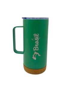 CANECA TÉRMICA VERDE 500ML - Brasil