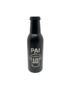 GARRAFA TÉRMICA 350ML PRETA - Pai Camisa 10