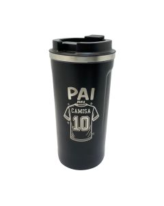 COPO TÉRMICO 500ml PRETO - Pai Camisa 10