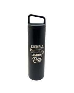 GARRAFA TÉRMICA 600ML - Exemplo, Força e Amor: Pai