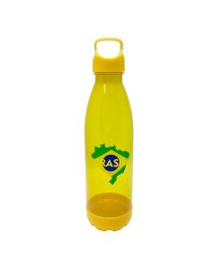 GARRAFA DE PLÁSTICO 680ML AMARELA - Brasil