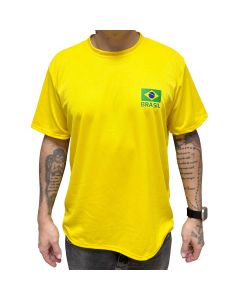 CAMISETA MASCULINA BRASIL GRADE COM 15 UNIDADES - Brasil